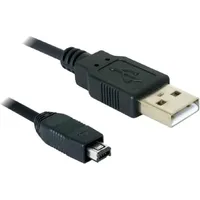 DeLock USB 2.0 Kabel, USB-A [Stecker] auf USB Mini-B
