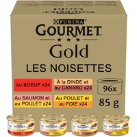 Purina Gourmet Gold Zarte Häppchen in Sauce 96x85g