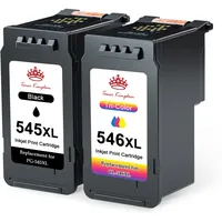 Toner Kingdom PG-545XL CL-546XL Kompatibel für Canon Druckerpatronen 545