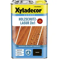 Xyladecor Holzschutz-Lasur 2 in 1 4 l ebenholz