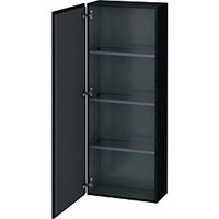 Duravit L-Cube Halbhochschrank LC1169L1616 50x24,3x132cm, Tür links, Eiche schwarz