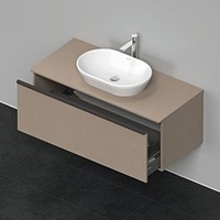 Duravit D-Neo Waschtischunterbau wandhängend, 1 Auszug, 1 Konsolenplatte