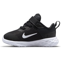 Nike Revolution 6 Kinder Sneaker, Black/White-Dark Smoke Grey, 22