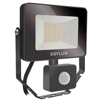 ESYLUX AFLBASICLED10W 3K BK EL10810817 LED-Außenstrahler 10W Weiß