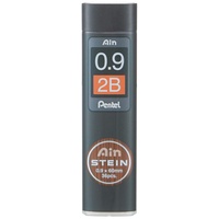 Pentel Ain Stein C279 Feinminen-Bleistiftminen schwarz 2B 0,9 mm,