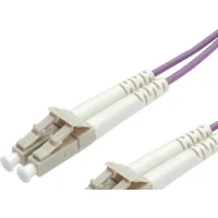 Value LWL-Kabel 50/125μm OM4, LC/LC, violett, 20 m