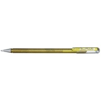 Pentel Hybrid Dual Metallic Gelschreiber 0,5 mm, Schreibfarbe: gold,