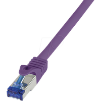 Logilink C6A049S RJ45 CAT 6a S/FTP Violett 1St.