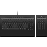 3Dconnexion Keyboard Pro with Numpad, USB/Bluetooth, DE (3DX-700091)