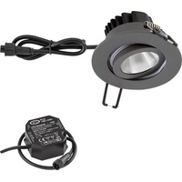 EVN PC650N61602 LED-Einbauleuchte LED LED fest eingebaut 6W Anthrazit