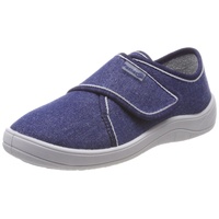 Fischer Markenschuh Fischer Tim, Jungen Niedrige Hausschuhe, Blau (Jeansblau