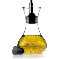 Eva solo Öl-/Essig-Spender l Flasche Glas, Kunststoff Schwarz, Transparent