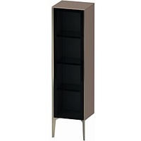 Duravit XViu Halbhochschrank XV1367LB186 40x36x133cm, Glastür links, cappucino hochglanz