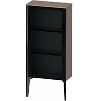 Duravit XViu Halbhochschrank XV1361LB286 50x24x89cm, Glastür links, cappucino hochglanz