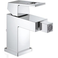 Grohe Eurocube Einhand-Bidetbatterie Einlochmontage, Zugstangen-Ablaufgarnitur chrom