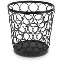 APS Brotkorb/Obstkorb „Basket", stilvoller Buffetkorb aus Metall, schwarz, Ø