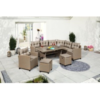 Konifera »Keros Premium«, (20-tlg) Gartenlounge-Set