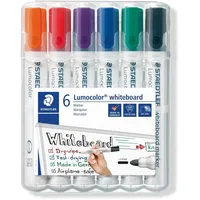 Staedtler Lumocolor Whiteboard-Marker farbsortiert 2,0 mm, 6 St.