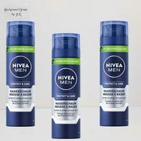 NIVEA Protect & Care Rasierschaum 6 x 200 ml