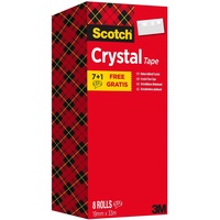 Scotch Crystal Clear Tape, 19mm x 33m - Allzweck-Klebeband
