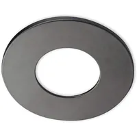 ISOLED Cover Aluminium rund schwarz matt für Einbaustrahler Sys-68