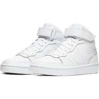 Nike Court Borough Mid 2 Sneaker Kinder white/white-white 38.5