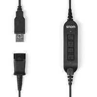 Snom ACUSB USB-Adapterkabel verbindet A100M / D-Headsets mit allen