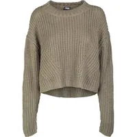 URBAN CLASSICS Wide Oversize Sweater in Olive - L