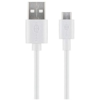 Goobay micro-USB 1,0m weiss micro-USB Datenkabel (U