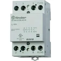 Finder Contactor 40A 3 NO + 1 NC, 230-240vac/dc,