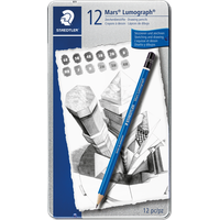 Staedtler Mars Lumograph 100 Bleistifte B, H, HB, 2H,