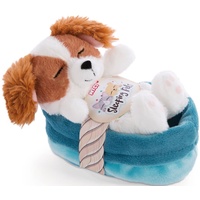 NICI Sleeping Pets Welpe Cockerspaniel im Körbchen 12cm 47890