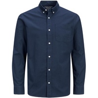 JACK & JONES Blubrook Oxford Langarmhemd Navy Blazer /