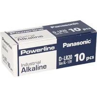 Panasonic LR20 Powerline D (Mono) Batterie 10er Karton AlMn