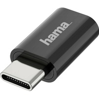 Hama USB 2.0 Adapter [1x Micro-USB-Buchse - 1x USB-C