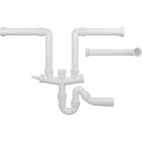 Blanco Beckenverbindung mit Siphon Blanco 2x 3 1/2" -