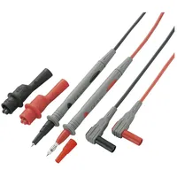 VOLTCRAFT Sicherheits-Messleitungs-Set 1.20 m Schwarz, Rot MS-2