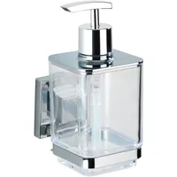 Wenko Seifenspender Quadro 22683100 silber Edelstahl/Kunststoff 330,0 ml