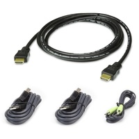 ATEN KVM Anschlusskabel [1x HDMI-Stecker, USB 2.0 Stecker A,