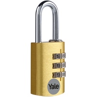 Yale YE3CB/20/121/1/GO Vorhängeschloss Gold Zahlenschloss