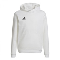 Adidas Entrada 22 Hoodie Kinder white/black 164