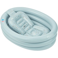 Babymoov Aufblasbare Badewanne Aquadots, mit Einsatz für Neugeborene, 68