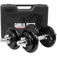 Gorilla Sports GORILLA SPORTS® Kurzhanteln 2er Set - 20kg