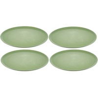 Koziol Connect Plate Teller, Ø25,5cm, 4-teilig, leaf green