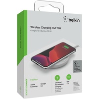 Belkin WIA002btWH Smartphone Weiß AC Kabelloses Aufladen Schnellladung Drinnen