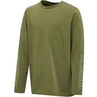 Hummel Cloud Langarm-t-shirt - Olive Branch - 9 Jahre