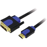 Logilink DVI / HDMI Adapterkabel DVI-D 18+1pol. Stecker, HDMI-A