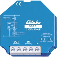Eltako 61100330 Strombegrenzungsrelais kapazitiv 230V/120 Mikrofarad. 1 Schließer 10A/250VAC