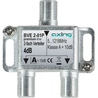 Axing BVE 2-01P 2-fach Verteiler Kabelfernsehen CATV Multimedia DVB-T2