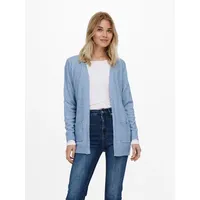 Only Damen Strickjacke ONLLESLY Open Cardigan Noos Gerippt, Farben:Blau,